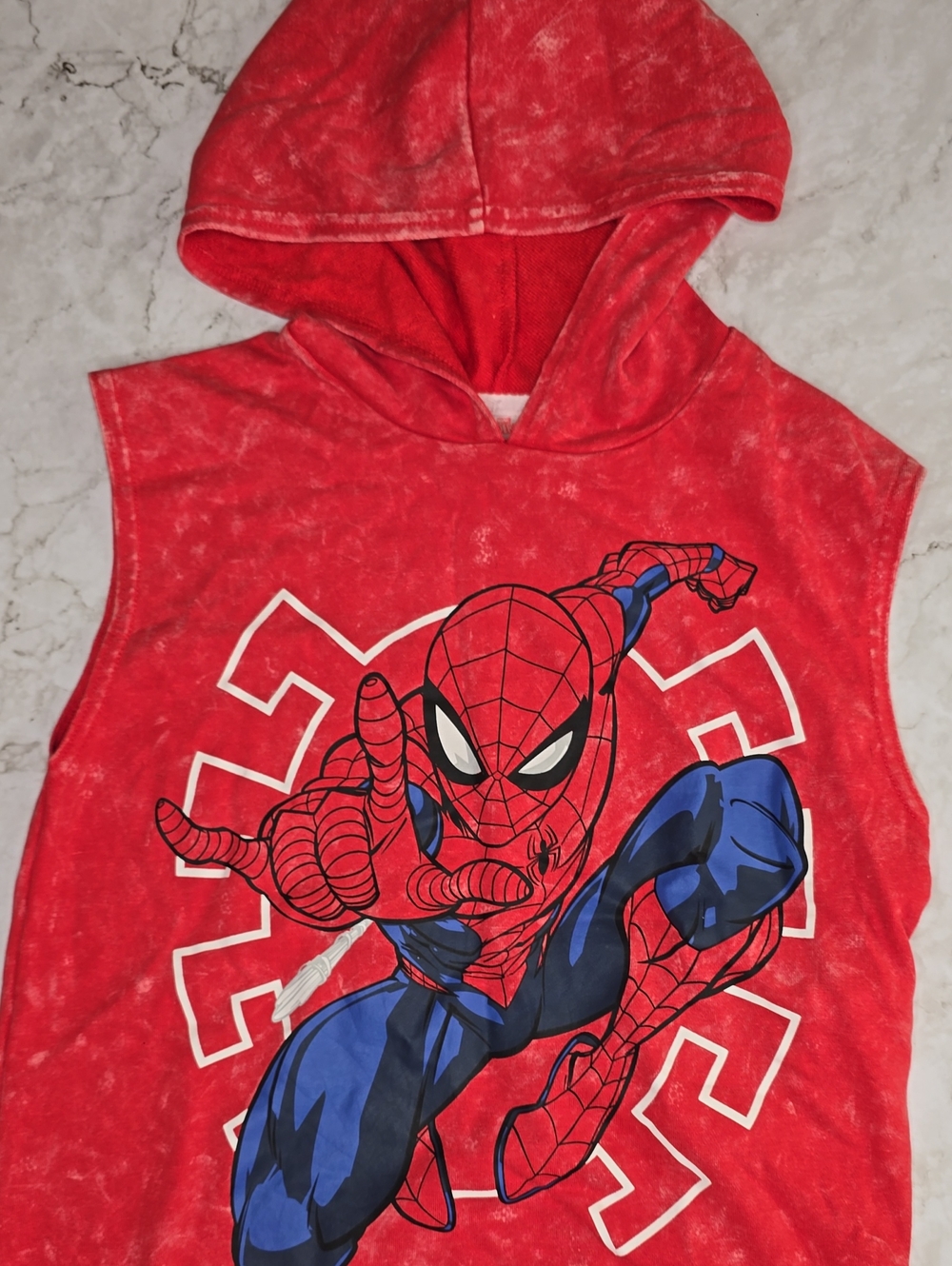 NWT Boys Large Spiderman Hoodie Tank